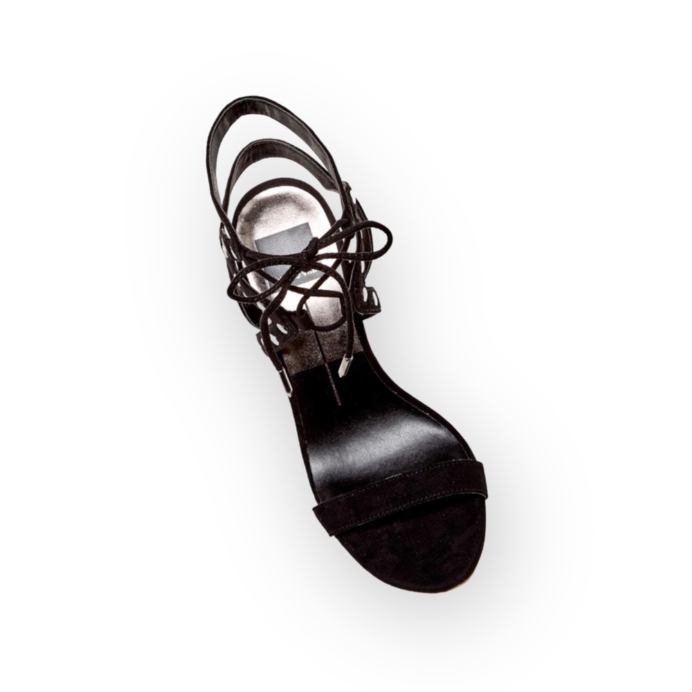 new Dolce Vita ❁ Studded Gladiator Heeled Sandals ❁ Black Stud Suede ❁ 8.5M ❁ - Picture 8 of 13